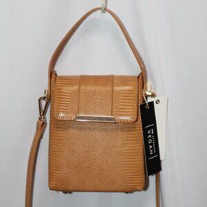 NWT Tan Vegan Hand and Crossbody Small Bag